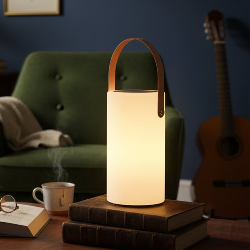 Lampe de table solaire à énergie solaire - Lanterne portable à DEL avec 8 couleurs RVB, résistant à l'eau IP44