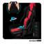 DIABLO CHAIRS Red/Black Executive Chair with Wheels