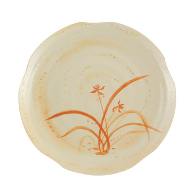 Assiette plate en mélamine de Lotus 10,5 po Orchid