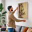 Bamboo in Ink Japandi - Wrapped Canvas-1313062457-1313062459