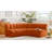 Hirah Upholstered Curved Sectional Reversible-89266555