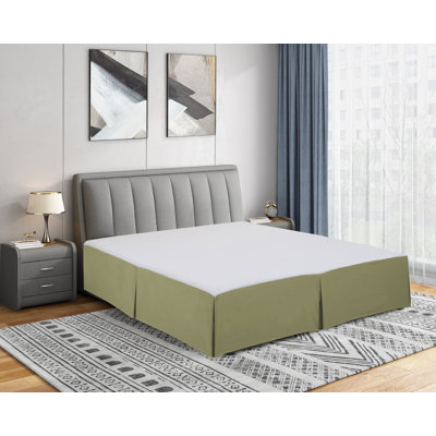Jupe de lit en microfibre douce de 14 po Wayfair Basics® 1800 Series