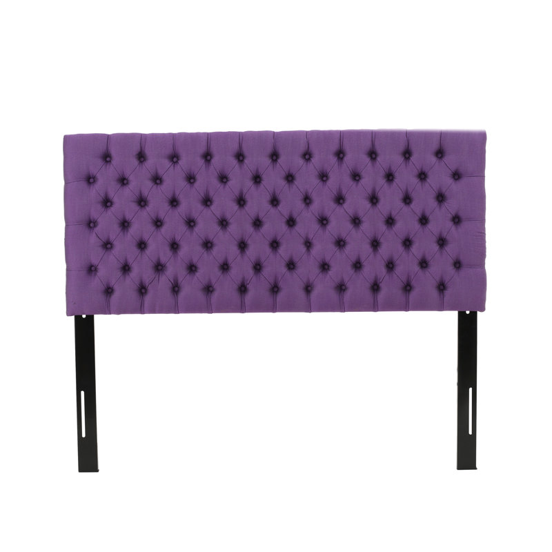 Tête de lit mauve pour lit grand, contemporain et superbe revêtement rembourré