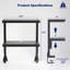 Étagère à 2 niveaux VIVO Clamp-on 13 po au-dessus ou en dessous du bureau, organisateur de bureau (série STAND-SHELF2C)-97839184