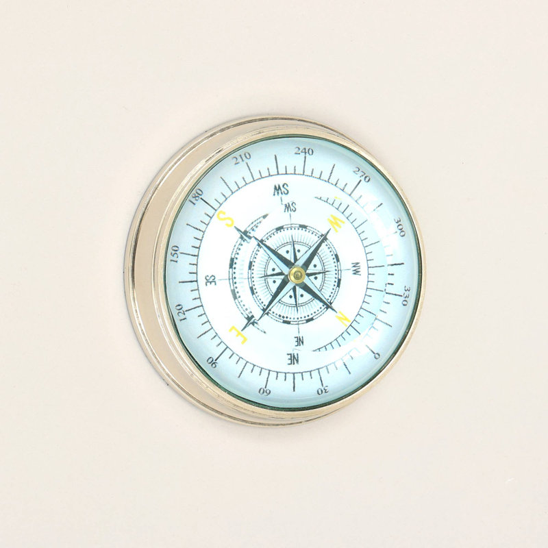 Decorative & Functional Condensor Compass With Electroplated Finish-Tabletop Object-Table Decor
