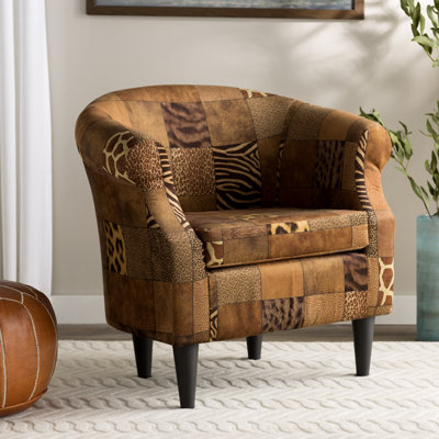 Alpaslan 31.50" Wide Polyester Barrel Chair