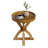 Higgin 22" Mango Wood Pedestal Side Table