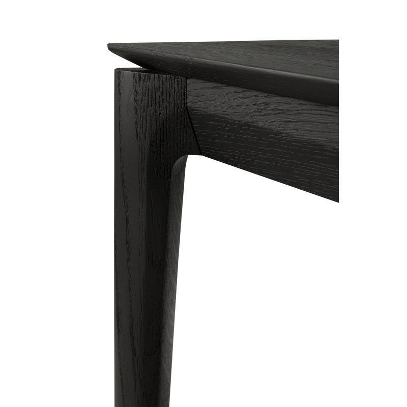Bok Solid Wood Dining Bench, 18.1" H x 57.5" W x 13.8" D, Black