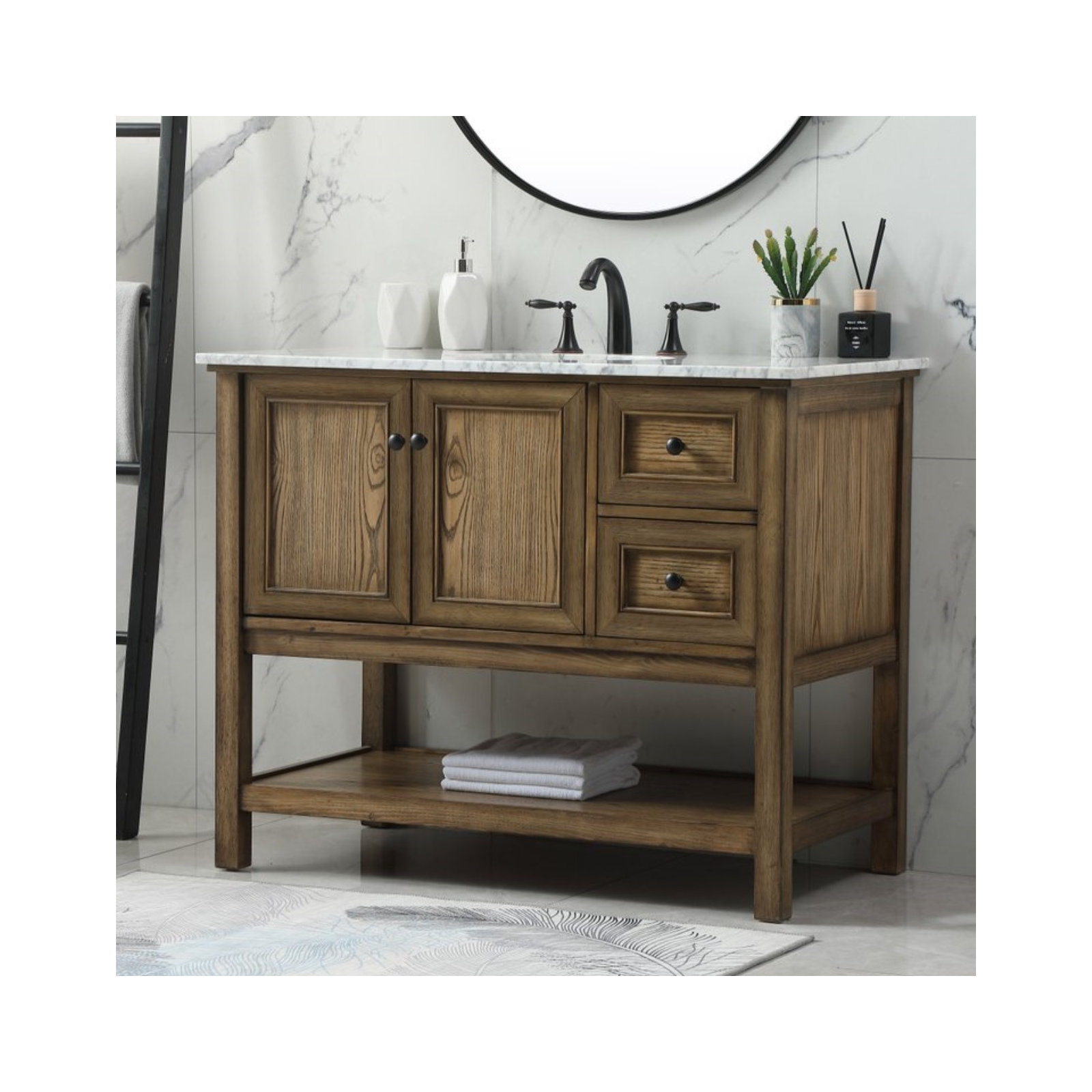 Bonsai 42'' Single Bathroom Vanity, Driftwood