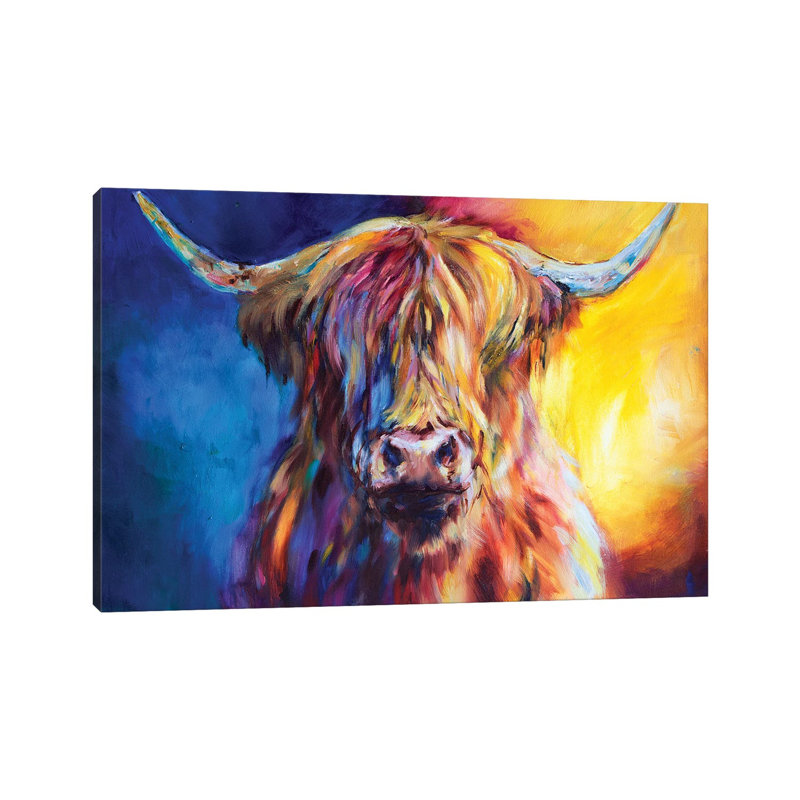 Lewis by Sue Gardner - Painting on Canvas, Wrapped Canvas, 30.48cm H x 45.72cm W x 1.91cm D