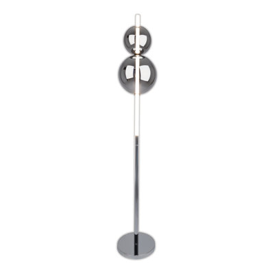 LED Chrome Floor Lamp