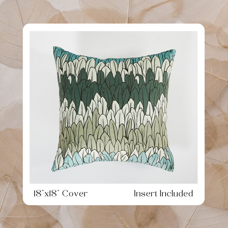 Coussin floral 18 po
