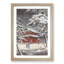 Zojoji Temple in Snow by Tsuchiya Koitsu - Framed Print-55629443-55629446