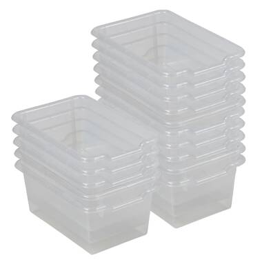 Sterilite Mini Clip Plastic Storage Box (6 Pack) & Medium Containers (4  Pack) - Wayfair Canada