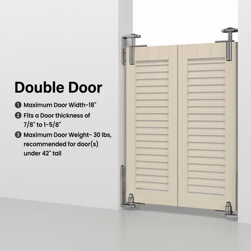 Swinging Louvered Cafe Doors Hinges