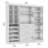 Arlex 86W Closet Organizer System-20052804