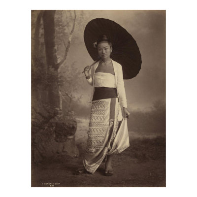 «Burmese Lady» par Anonyme - Impression giclée
