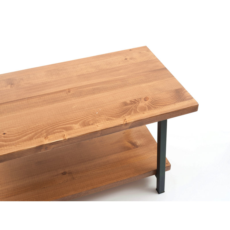 Table basse rustique en bois massif 39 po Furnish Home Store London