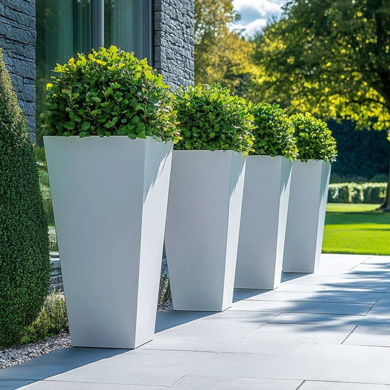 Benni Planter Box, 40cm H x 90cm W x 40cm D, White