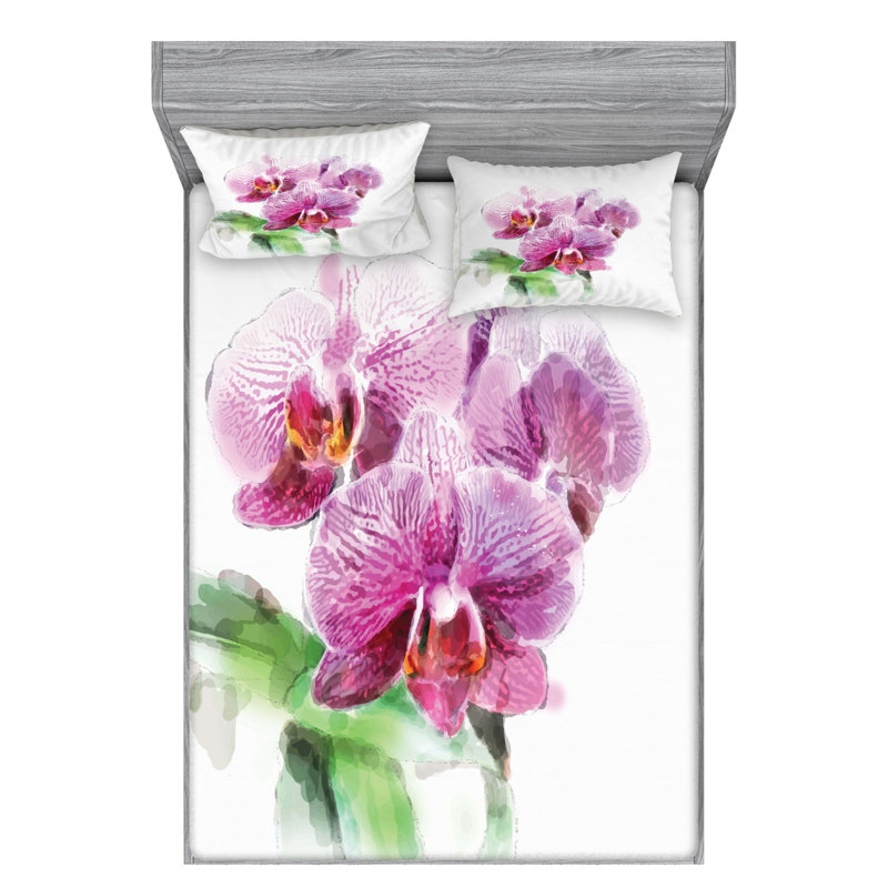 Microfiber Sheet Set, Full Sheet Set with Fitted Sheet