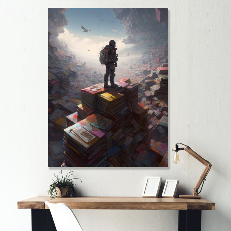 Dreamy Office II sur toile, H 20 po x l 12 po x P 1 po, Toile tendue