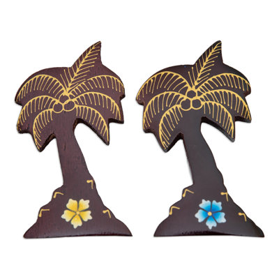 Aimants en bois The Holiday Aisle® Handmade Paradisial
