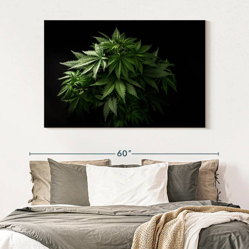 Senne Marijuana Cluster, 34" H x 51" W