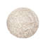 Tapis rond antidérapant lavable en fausse fourrure brun clair 6 pi x 6 pi