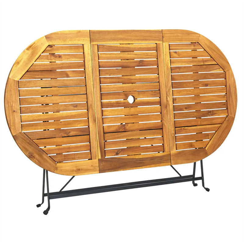 Midfield Folding Wooden Dining Table