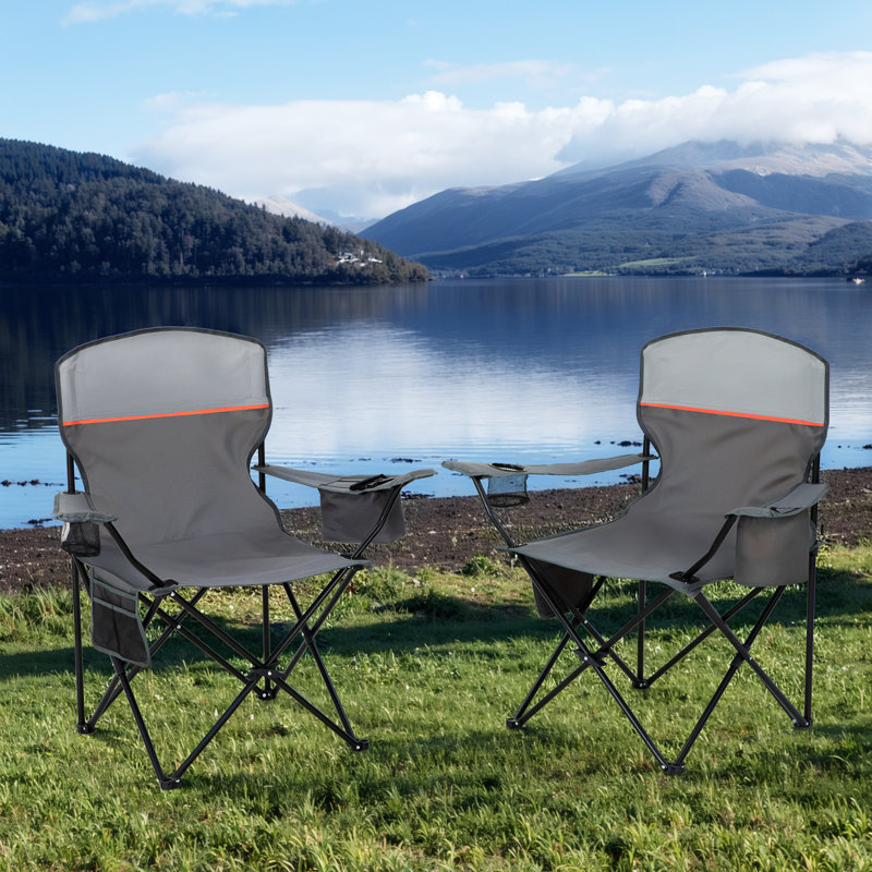 Folding Camping Chair, Grey