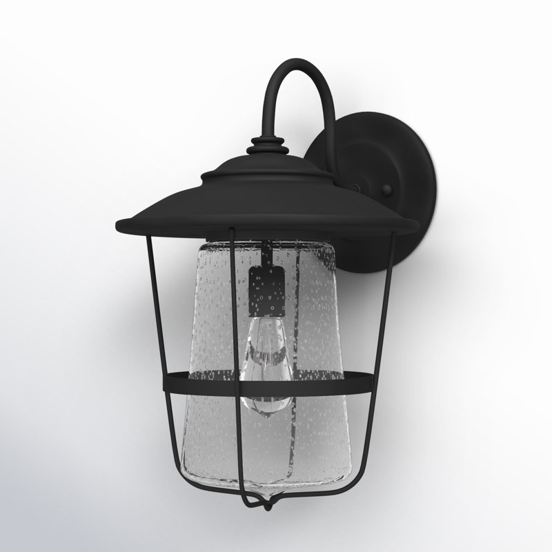 Wall Light, 13"W X 18.5"H X 14.5"D, Black