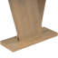 Console avec placage en bois naturel - Design minimaliste à la mode, construction en V robuste, zone d'exposition spacieuse, étapes d'assemblage faciles, 52,29 lb, brun, P 61,5 po, l 13,84 po, H 33,8 po-309284816