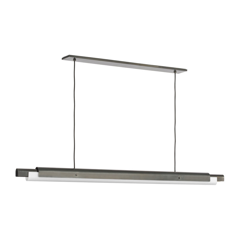 Ambrose LED Chandelier, Bronze, 4.1" H x 3.1" W x 72" D