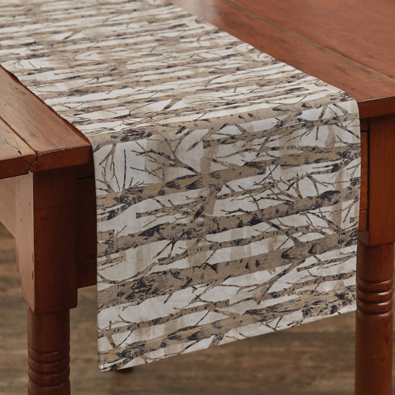 Millwood Pines Birch Forest Table Runner 13" X 54", 54" x 13"