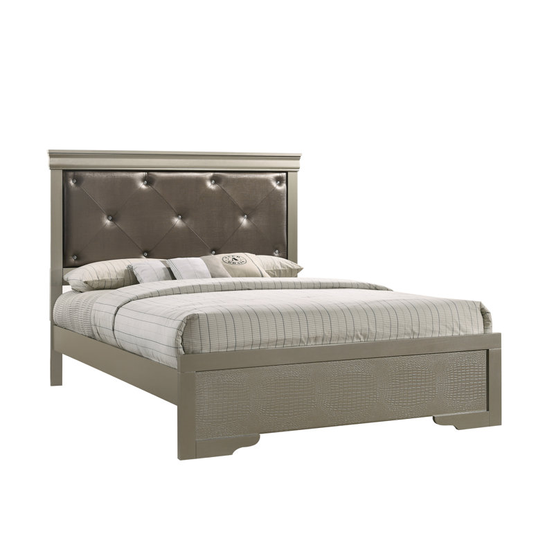 Upholstered Standard Bed, Queen