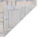 Glam Geometric White Silver Area Rug