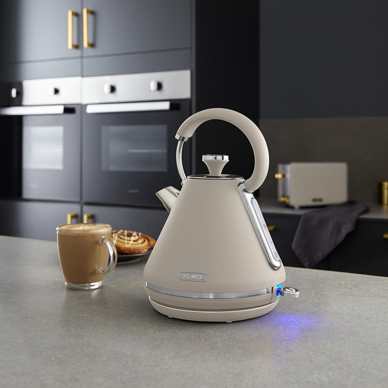 Tower Cavaletto 1.7L Electric Tea Kettle, 4 Slice Toaster and 8.5L Dual Basket Air Fryer