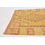 Tapis en laine rouge 3 pi 4 po x 4 pi 10 po one-of-kind main-noué la new age Elland