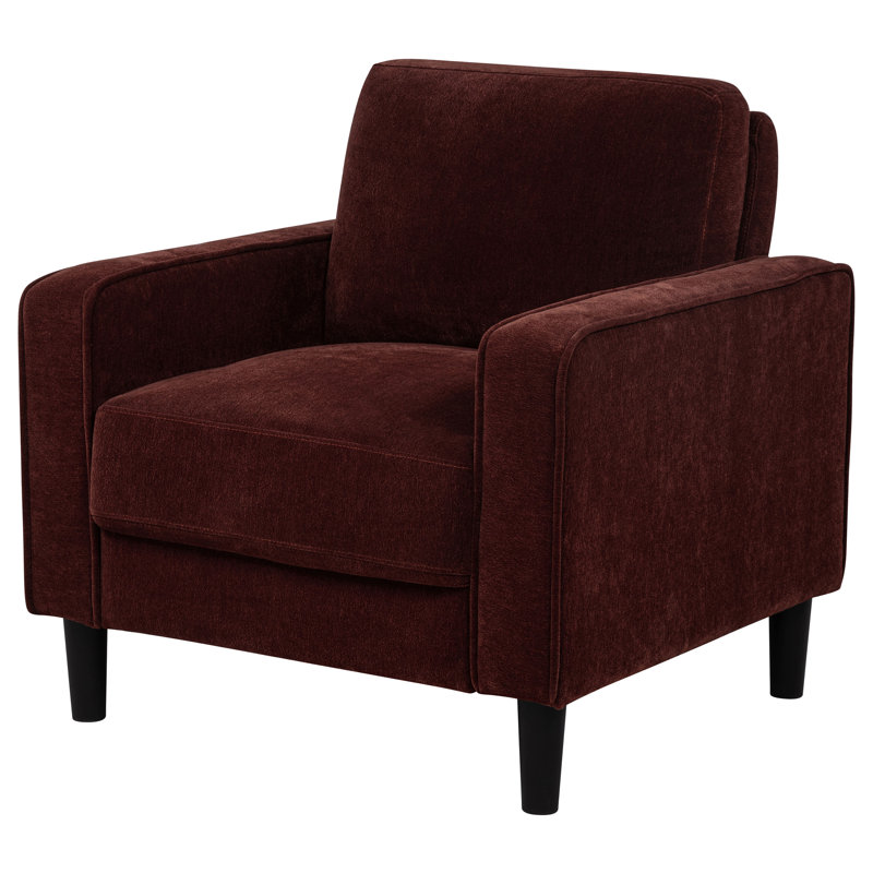 Fauteuil d'appoint rembourré Ruth, Red
