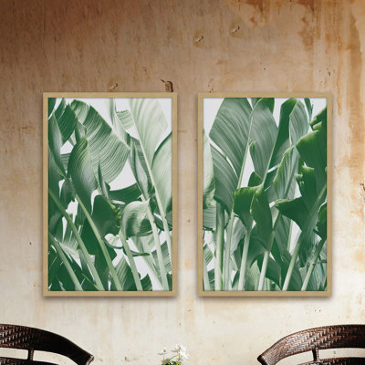« galveston diptych », reproduction de photo encadrée