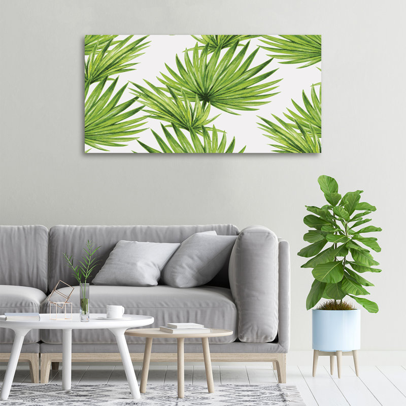 Tropical Leaves - Wrapped Canvas Print