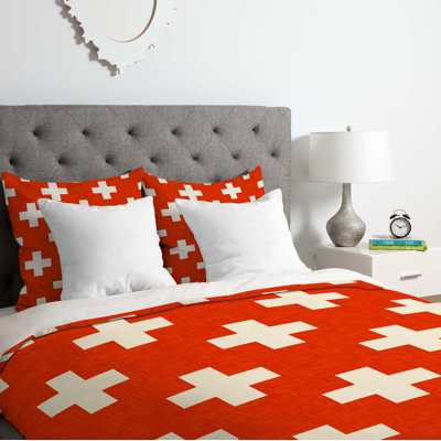 Ensemble de housse de couette Holli Zollinger Vermillion Plus