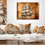 Coussin lombaire en mer d’ancien bateau