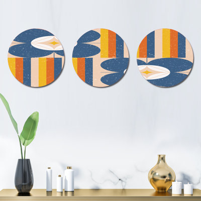 Abstract Wall Decor on Metal
