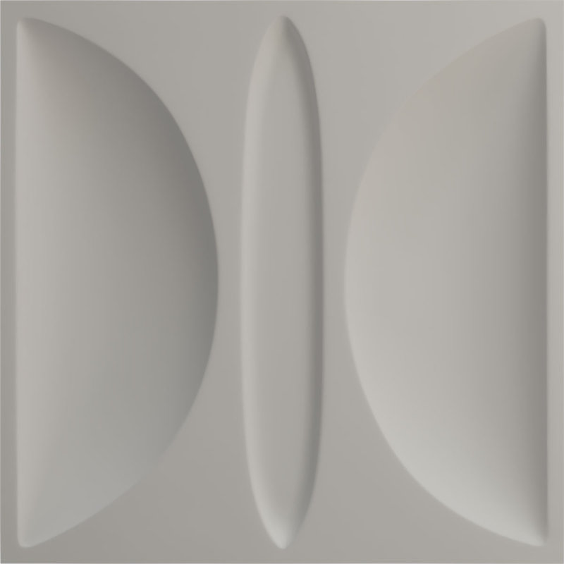 Panneau mural 3D décoratif Saturn EnduraWall, Blanc fleur satiné UltraCover