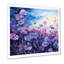 «Violets Field Pointillism Dot III», reproduction sur toile-296928504-296928498