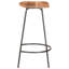Edeline Counter Stool with Metal Frame