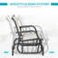 Fauteuil oscillant Outsunny (excluant la table)