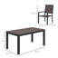 Rectangular 7 - Piece 6 - People 85Cm L Outdoor Table Set-96030780