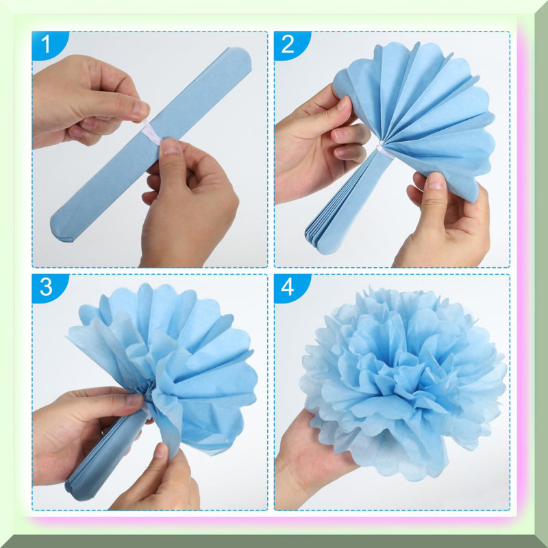 Penguin Wonderland Swirls 40pc Hanging Decorations